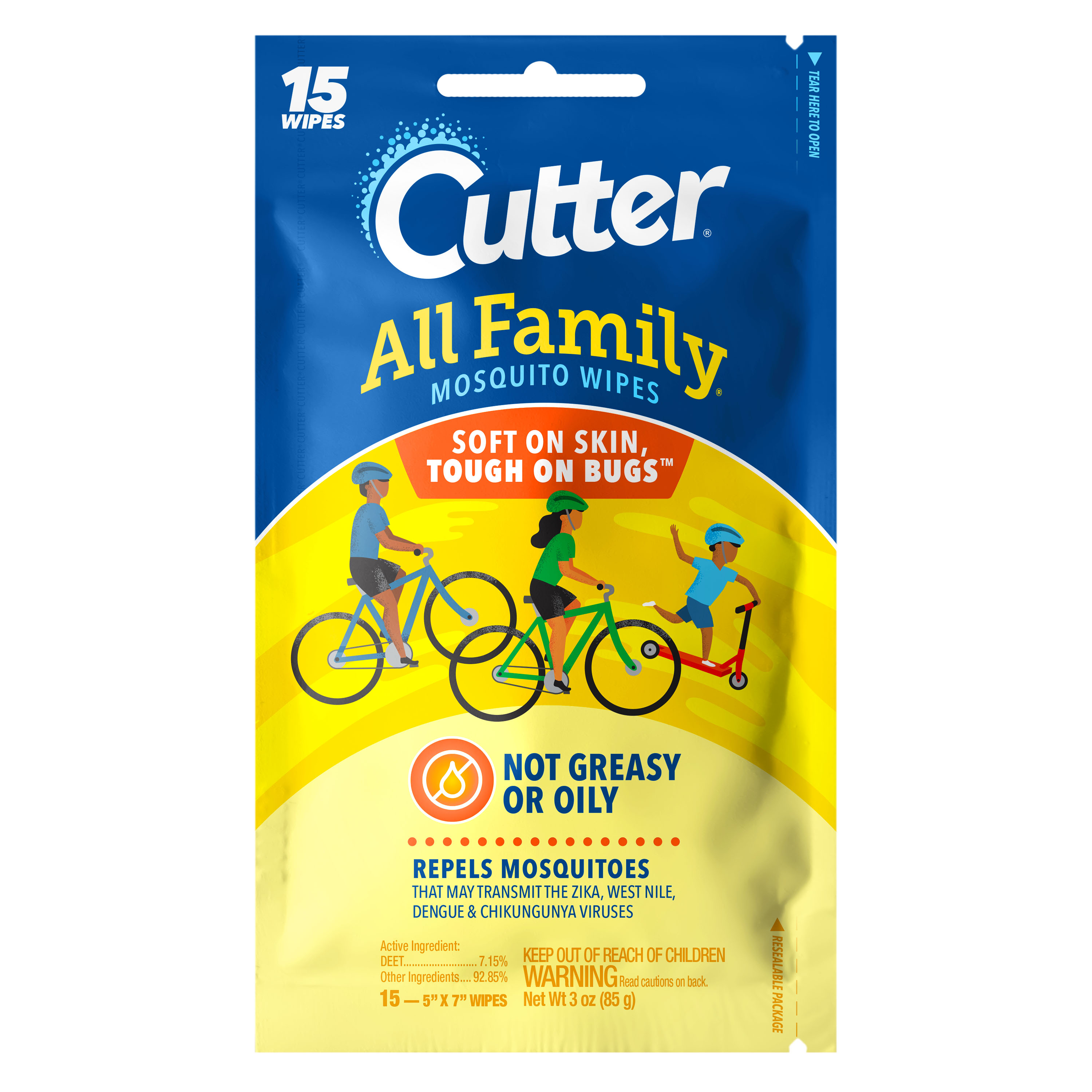 HG-95838 All Family Wipes 15ct Front